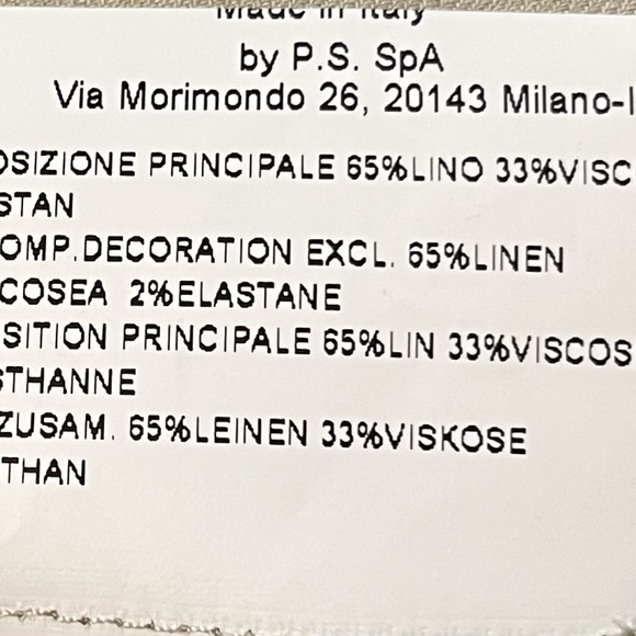 Piazza Sempione Linen Jacket Made in Italy Size 44 - US size 8 - 10 or … - Picture 14 of 16